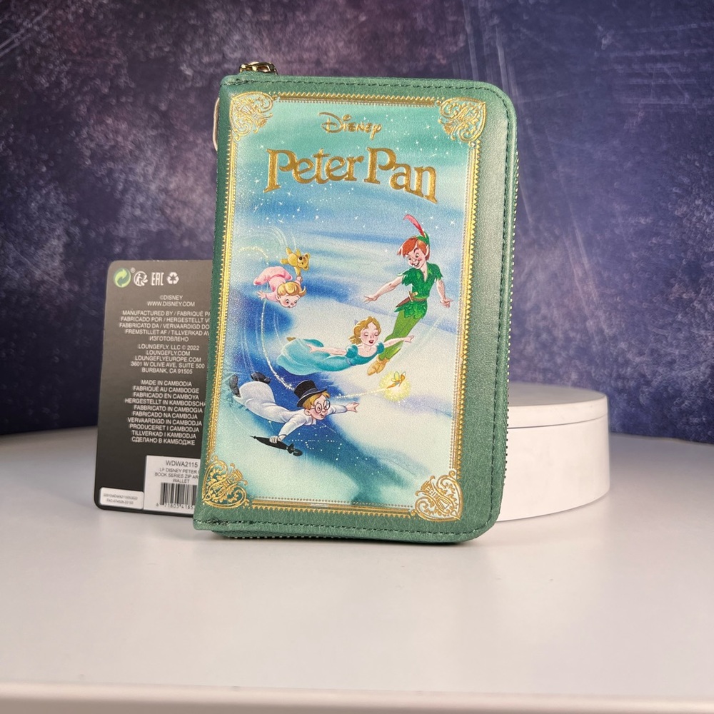 Loungefly: Disney - Peter Pan Book Series Zip Around Wallet